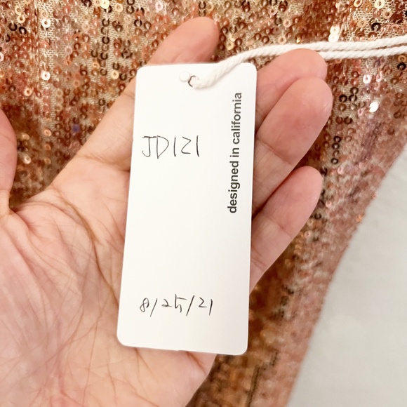 Hashtag | Pink Sequin Mini Dress | S | NWT - Picture 7 of 11